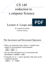 Lecture 4 - Loops and Files