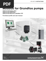 Modbus For Grundfos Pumps: Functional Profile and User Manual