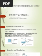 Review of Statics