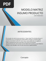 Modelo Matriz Insumo Producto