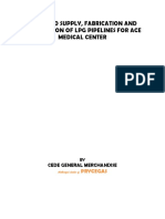 Proposed Supply, Fabrication and Installation of LPG Pipelines For Ace Medical Center