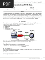 Transmission of SAE Baja