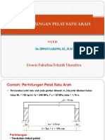 KULIAH III Contoh Perhitungan Pelat Satu Arah