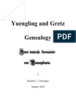 Yuengling and Gretz Genealogy