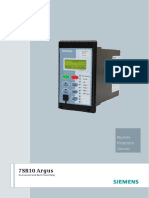 7SR10 - Overcurrent Earth Fault Catalogue Sheet