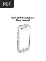 Cat S60 Smartphone User Manual