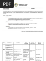 Social Welfare Project, Program Development and Management