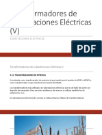 Transformadores de Subestaciones Eléctricas V