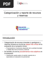 Códigos Internacionales y Categorización de Recursos y Reservas Mineras