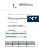 MGI-3 Control de Calidad de Los Cultivos