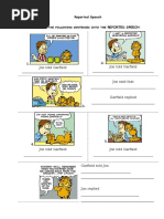 Garfield 2 Reported Speech