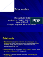 Calorimetrie