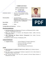 Resume of Dr.K. Hari Hara Raju