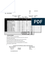 25/03/2015 Fax Tel: Item Description Unit Qty Amount Remarks