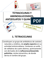 Tetraciclinas y Aminoglicosidos, Antifolatos y Quinolonas 