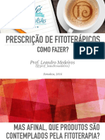 Prescrição de Fitoterápicos