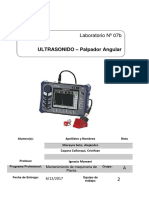 Lab. 07b Ultrasonido - Palpador Angular 