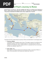 Pauls Journey To Rome Assignment PDF