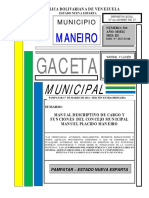 Manual Descriptivo de Cargo Margarita PDF