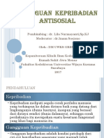 Gangguan Kepribadian Antisosial