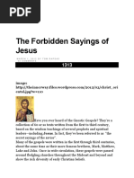 The Forbidden Sayings of Jesus