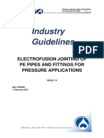 Electrofusion Jointing of Pe Pipe and Fittings For Pressure Applications