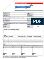 SAP ID Creation Authorization Request