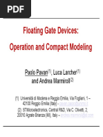 Floating Gate Devices: Operation and Compact Modeling