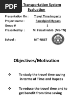 Urban Transportation System Evaluation