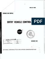 NASA - Sp8028 - Space Vehicle Design Criteria - Entry Vehicle Control