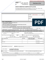 Homestead Form