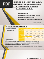 Diapositivas de Plan de Cierre de Minas - Caravelí