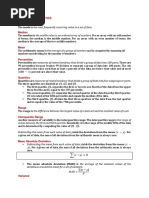 Univariate Statistics