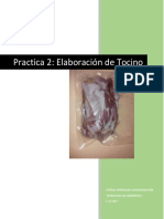 Elaboracion de Tocino