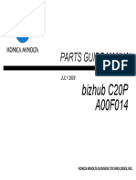 Parts Guide Manual: Bizhub C20P A00F014