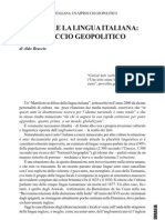 Difendere La Lingua Italiana: Un Approccio Geopolitico (Aldo Braccio)