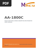 AA 1800C User's Manual 1