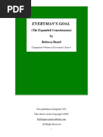 Rebecca Beard - EVERYMAN's GOAL - Expanded Consciousness