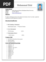 Muhammad Bilal: Contact Detail