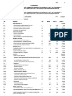 Presupuesto Muros de Contencion