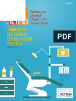 2016 Revised Standards For Clinical Dental Hygiene Practice