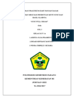 Laporan Praktikum Ilmu Pangan Dasar Pengamatan Sifat Dan Penentuan Mutu Susu Dan Hasil Olahnya.