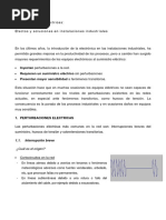 Perturbaciones Eléctricas