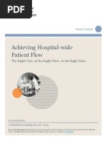 Achieving Hospital Flow