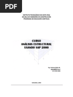 Folleto Curso SAP2000 PDF