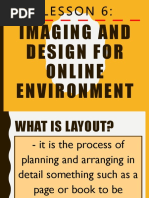 Imaging and Design For Online Environment