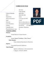 Curriculum Vitae Jhon Cargua