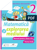 Matematica Si Explorarea Mediului. Manual Pentru Clasa A II-A (Partea I)