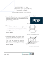 POSIÇÃO RELATIVA - Exames - Soluções PDF