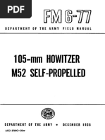 FM6-77 105mm Howitzer M52 Self-Propelled